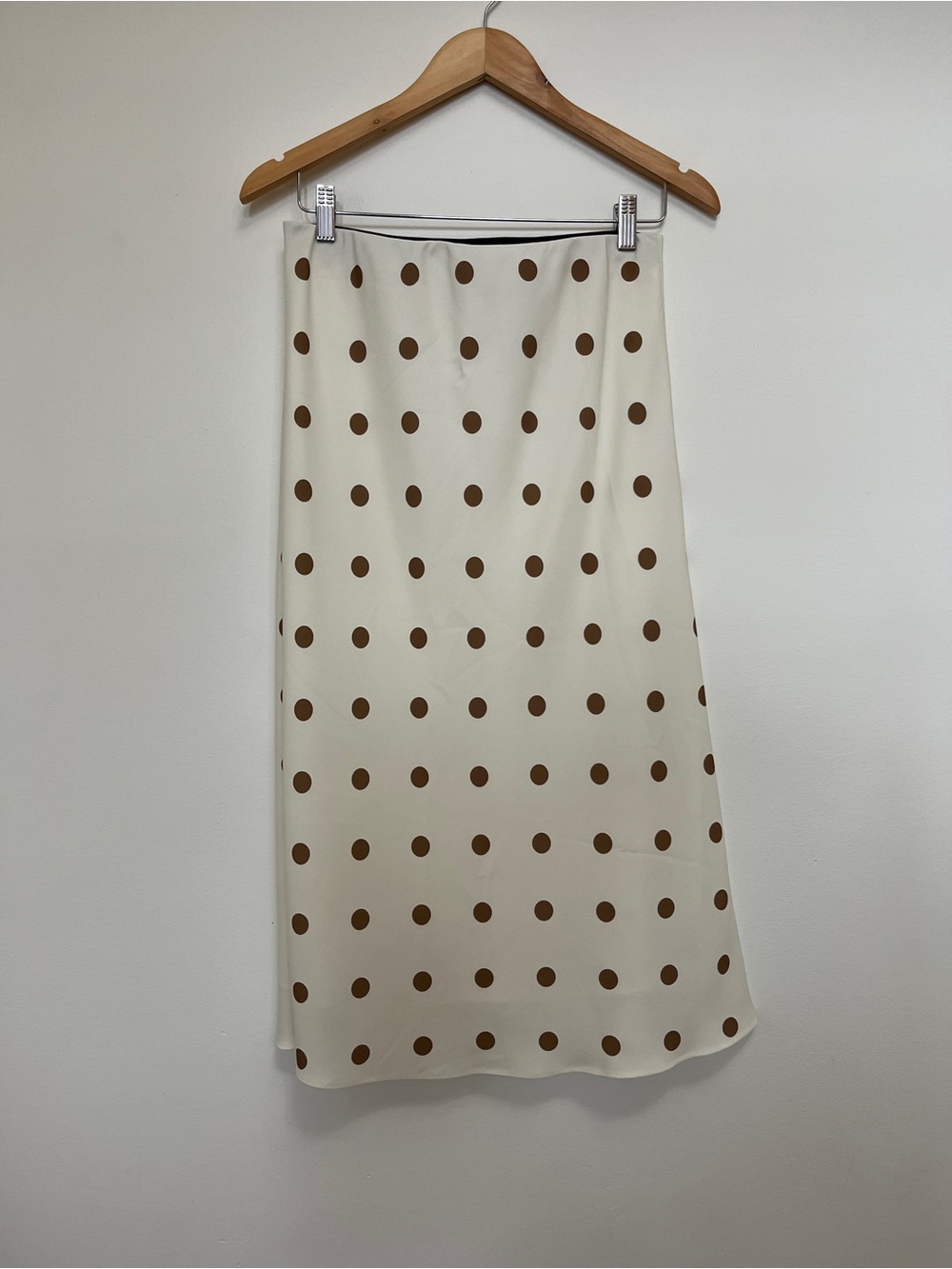 Jenni Kayne Polka Dot Midi Slip Skirt Size Small - Picture 2 of 5